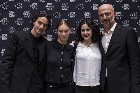 Sayyid El Alami, Actor ; Lou Lampros, Actress ; Lousie Courvoisier, Director ; Julien Colonna, Director © Christophe Martin-Unifrance